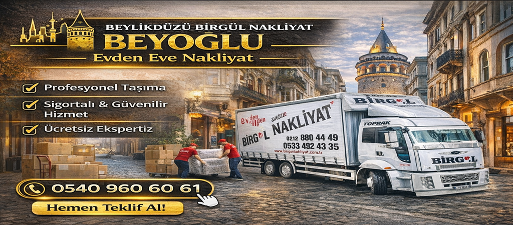 Beyoğlu Evden Eve Nakliyat
