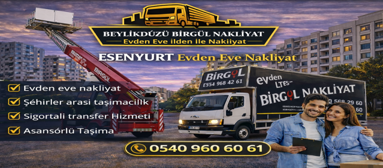 Esenyurt Evden Eve Nakliyat